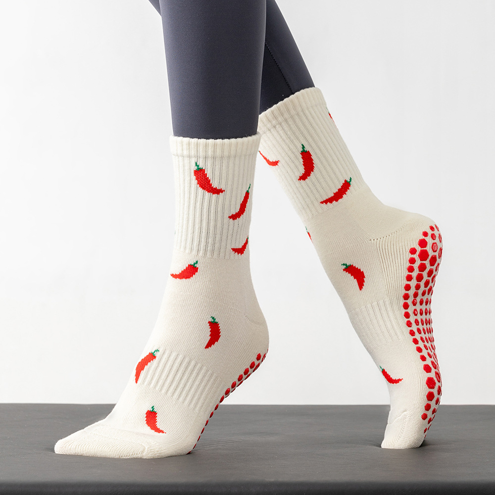 Skarpety do jogi damskie, bawe – Medias Para Pilates Y Yoga recenzja i cena