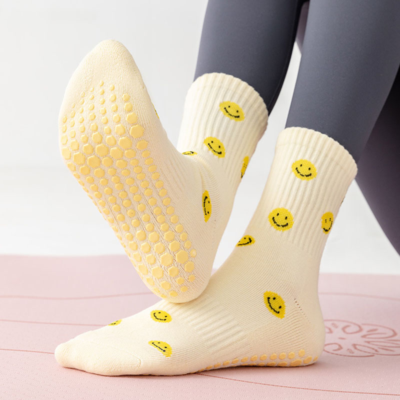 Skarpety do jogi damskie, bawe – Medias Para Pilates Y Yoga recenzja i cena